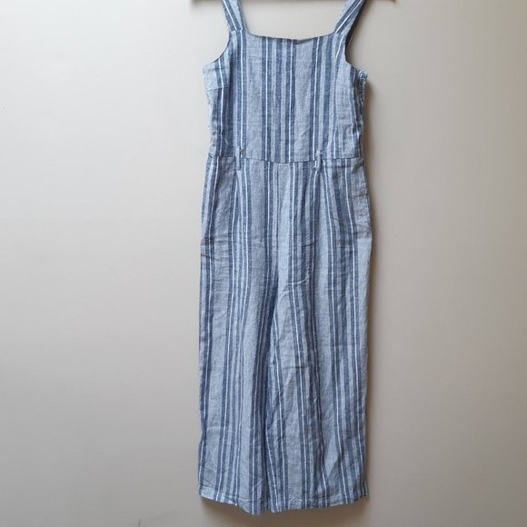 ONLY blue/white stripe jumpsuit - Picture 2 of 5